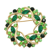 Crystal Garland Brooch