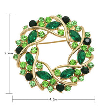 Crystal Garland Brooch