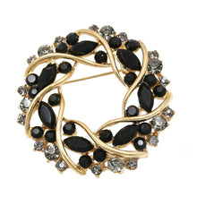 Crystal Garland Brooch