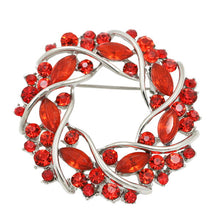 Crystal Garland Brooch
