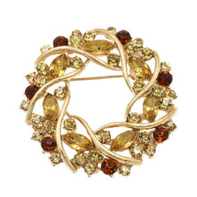 Crystal Garland Brooch